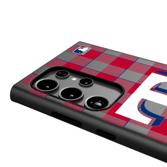 Texas Rangers Plaid MagSafe Compatible Phone Case-3