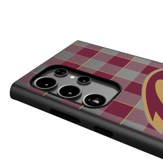 Cleveland Cavaliers Plaid MagSafe Compatible Phone Case-3