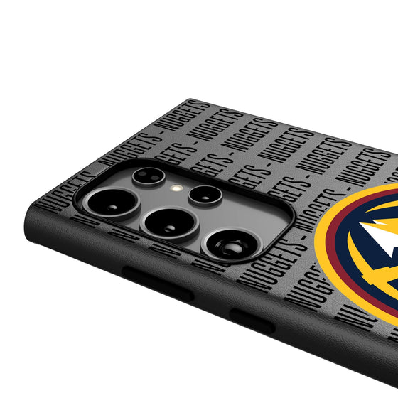 Denver Nuggets Text Backdrop MagSafe Compatible Phone Case-3