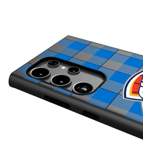 Oklahoma City Thunder Plaid MagSafe Compatible Phone Case-3