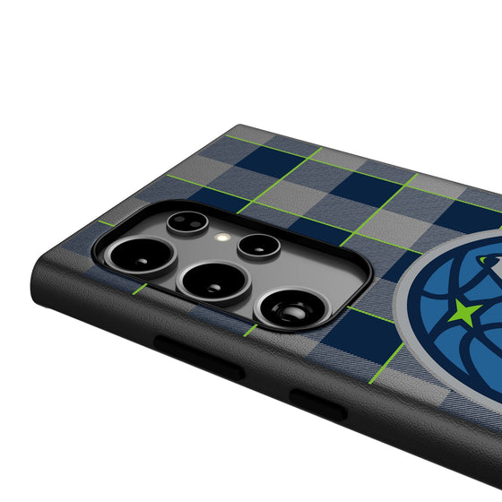 Minnesota Timberwolves Plaid MagSafe Compatible Phone Case-3