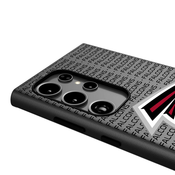 Atlanta Falcons Text Backdrop MagSafe Compatible Phone Case-3