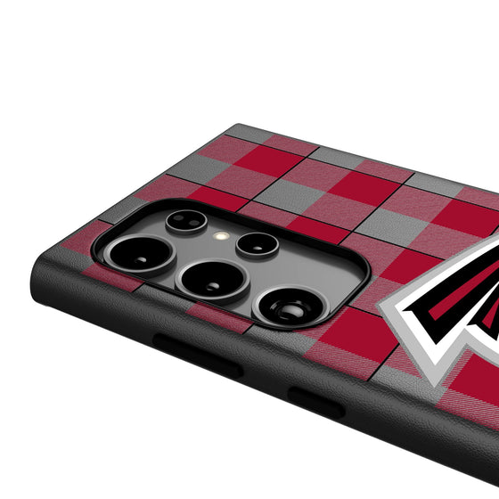 Atlanta Falcons Plaid MagSafe Compatible Phone Case-3