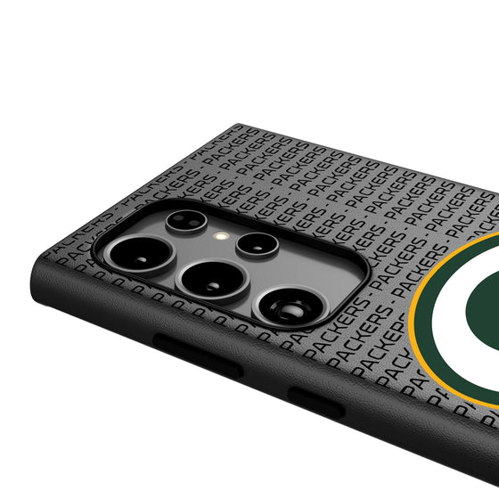 Green Bay Packers Text Backdrop MagSafe Compatible Phone Case-3