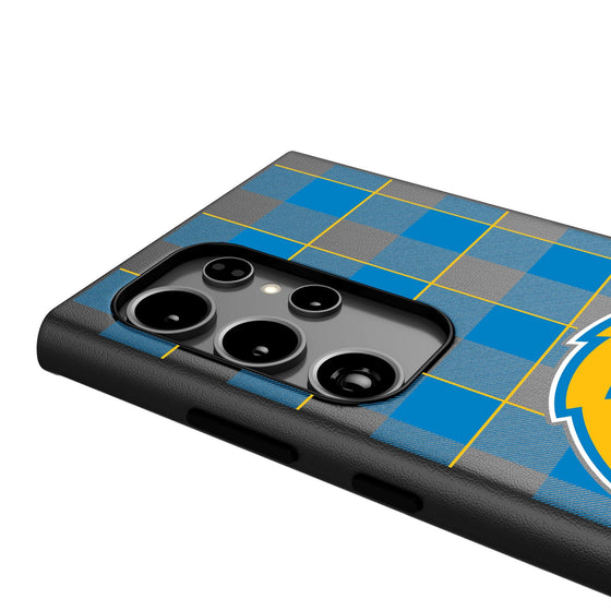 Los Angeles Chargers Plaid MagSafe Compatible Phone Case-3