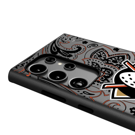 Anaheim Ducks Paisley MagSafe Compatible Phone Case-3