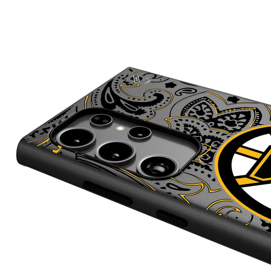 Boston Bruins Paisley MagSafe Compatible Phone Case-3