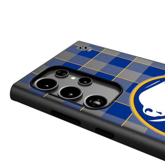 Buffalo Sabres Plaid MagSafe Compatible Phone Case-3