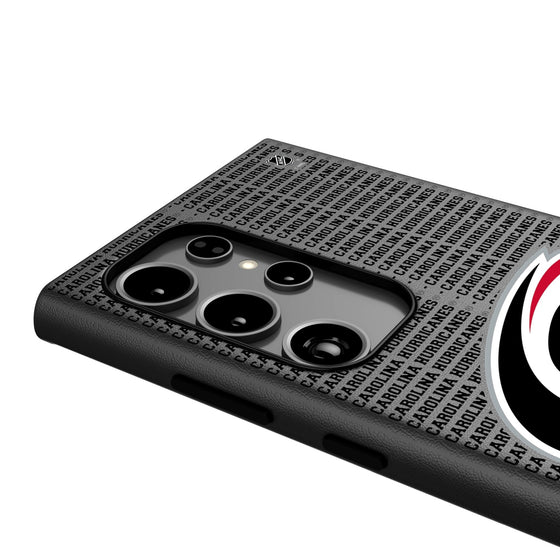 Carolina Hurricanes Text Backdrop MagSafe Compatible Phone Case-3