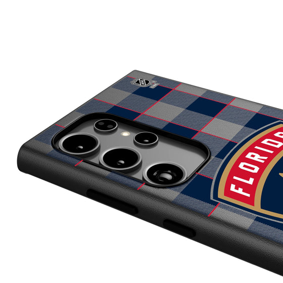 Florida Panthers Plaid MagSafe Compatible Phone Case-3