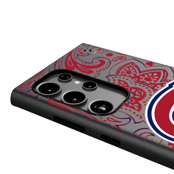 Montreal Canadiens Paisley MagSafe Compatible Phone Case-3