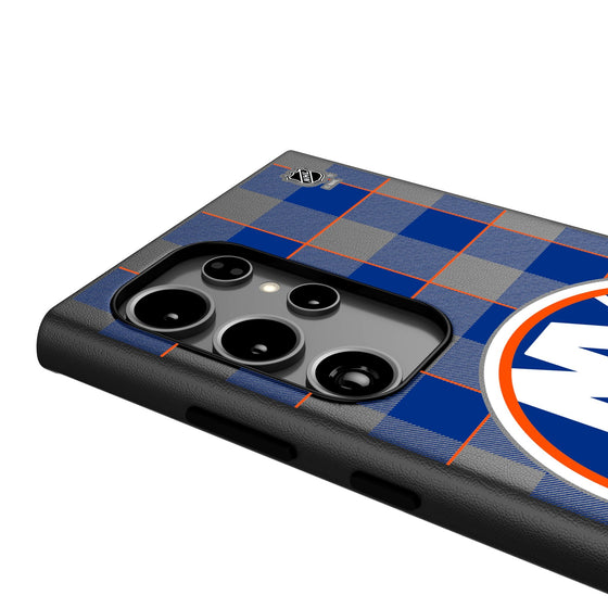 New York Islanders Plaid MagSafe Compatible Phone Case-3