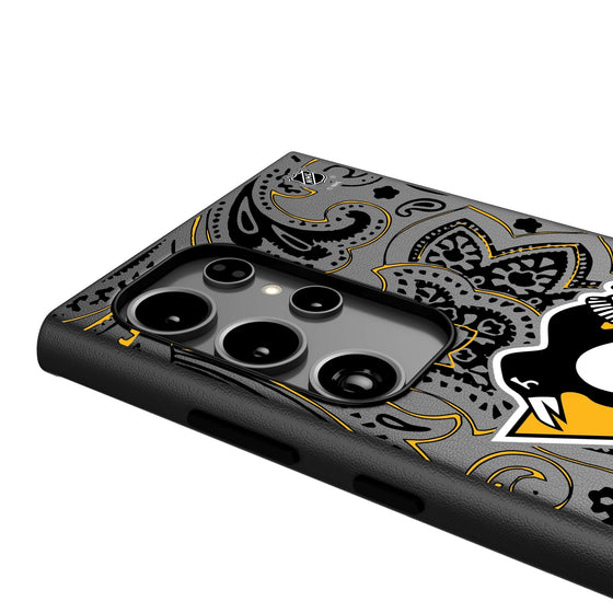 Pittsburgh Penguins Paisley MagSafe Compatible Phone Case-3