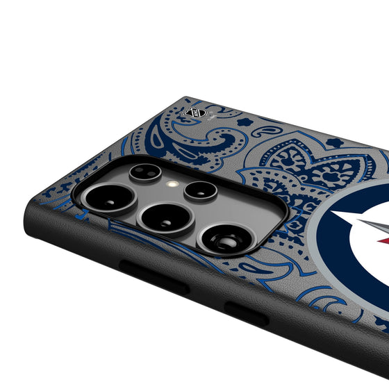 Winnipeg Jets Paisley MagSafe Compatible Phone Case-3