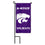 College Flags & Banners Co. Kansas State Wildcats Mini Garden and Flower Pot Flag Topper