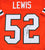 Ray Lewis Autographed Orange College Style Jersey - Beckett Auth *2