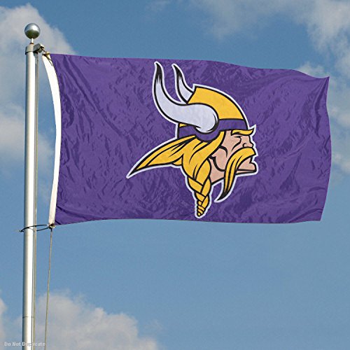 WinCraft Minnesota Vikings Embroidered Nylon Flag