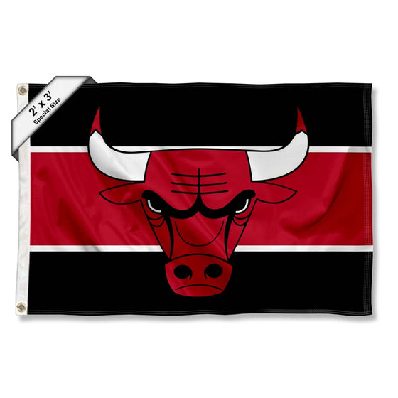 WinCraft Chicago Bulls Small 2x3 Foot Banner Flag