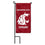 College Flags & Banners Co. Washington State Cougars Mini Garden and Flower Pot Flag Topper