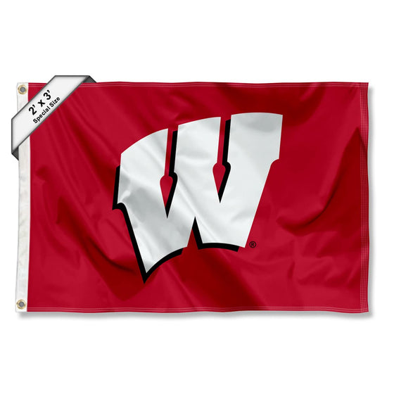 College Flags & Banners Co. Wisconsin Badgers Small 2x3 Foot Flag