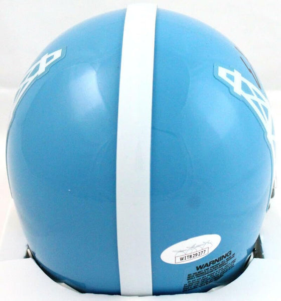 Earl Campbell Autographed Houston Oilers 60-62 TB Mini Helmet W/HOF- JSA W *Blk