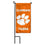 College Flags & Banners Co. Clemson Tigers Mini Garden and Flower Pot Flag Topper