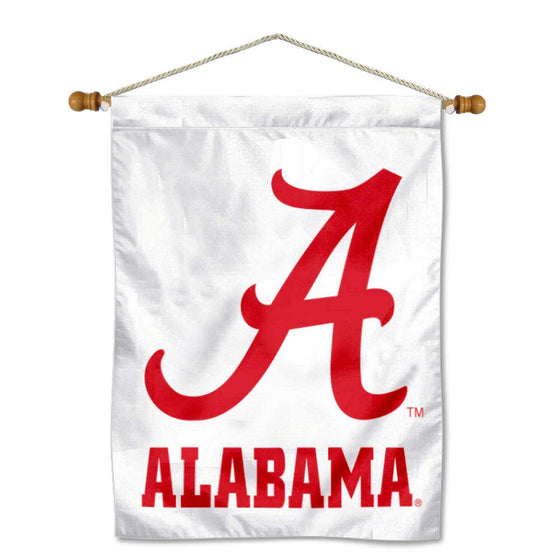 College Flags & Banners Co. Alabama Crimson Tide Outdoor Flag and Wood Banner Pole Set