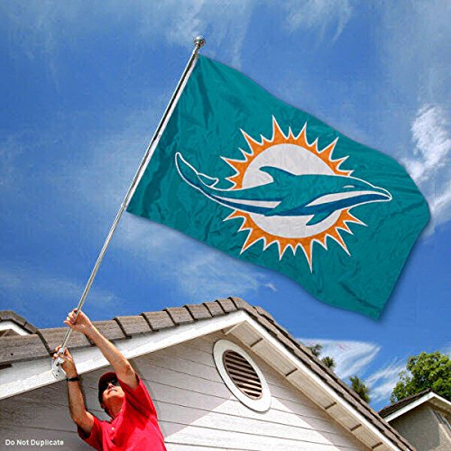 WinCraft Miami Dolphins Embroidered Nylon Flag