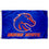 College Flags & Banners Co. Boise State Broncos Blue Flag and USA 3x5 Flag Set