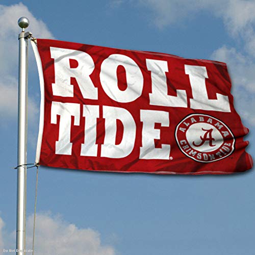 College Flags & Banners Co. Alabama Crimson Tide ROLL Tide Double Sided Flag