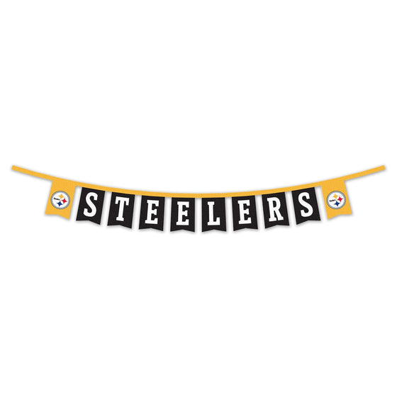 WinCraft Pittsburgh Steelers Banner String Pennant Flags