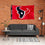 WinCraft Houston Texans Printed Header 3x5 Foot Banner Flag