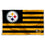 WinCraft Pittsburgh Steelers USA American Nation Stripes 3x5 Grommet Flag