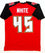 Devin White Autographed Red Pro Style Jersey - Beckett Auth *4