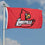 College Flags & Banners Co. Louisville Cardinals Embroidered and Stitched Nylon Flag