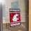 College Flags & Banners Co. Washington State Cougars Window Wall Banner Hanging Flag with Suction Cup