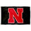 College Flags & Banners Co. Nebraska Cornhuskers Black N Logo Flag and USA 3x5 Flag Set