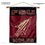 College Flags & Banners Co. Florida State Seminoles Spearhead Double Sided House Flag and Wood Banner Pole Set