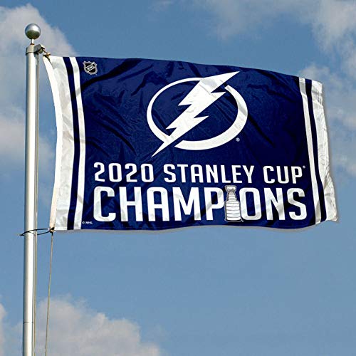 WinCraft Tampa Bay Lightning 2020 Champions Outdoor Flag 3x5 Banner