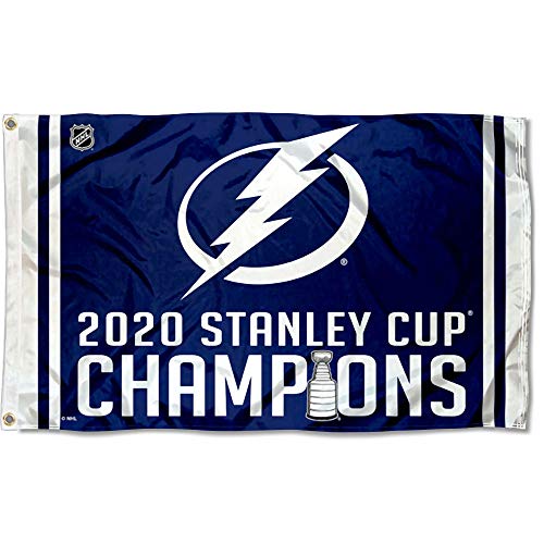 WinCraft Tampa Bay Lightning 2020 Champions Outdoor Flag 3x5 Banner