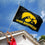 College Flags & Banners Co. University of Iowa Hawkeyes and USA Flag 3x5 Set