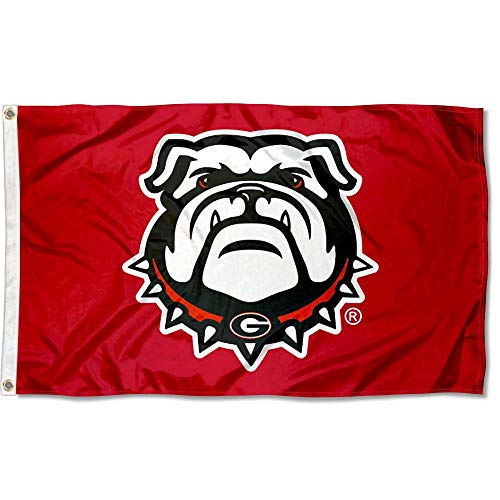 College Flags & Banners Co. Georgia Bulldogs Red Dawgs and USA 3x5 Flag Set