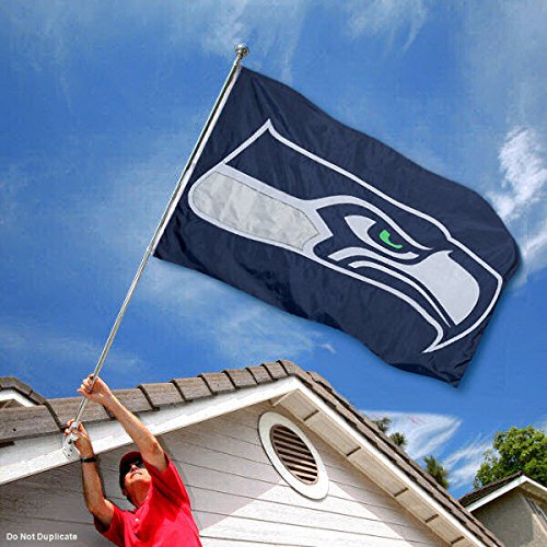 WinCraft Seattle Seahawks Embroidered Nylon Flag