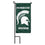 College Flags & Banners Co. Michigan State Spartans Mini Garden and Flower Pot Flag Topper