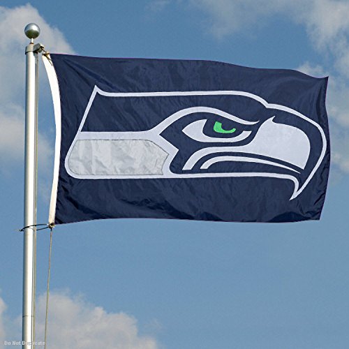 WinCraft Seattle Seahawks Embroidered Nylon Flag