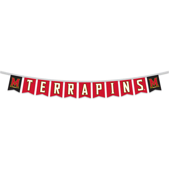 Maryland Terrapins Banner String Pennant Flags