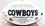 Marion Barber Autographed Cowboys Logo Football-JSA W Black