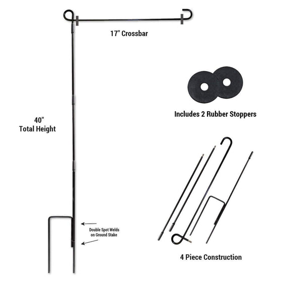 College Flags & Banners Co. Washington State Cougars Garden Flag and Flag Stand Pole Holder Set