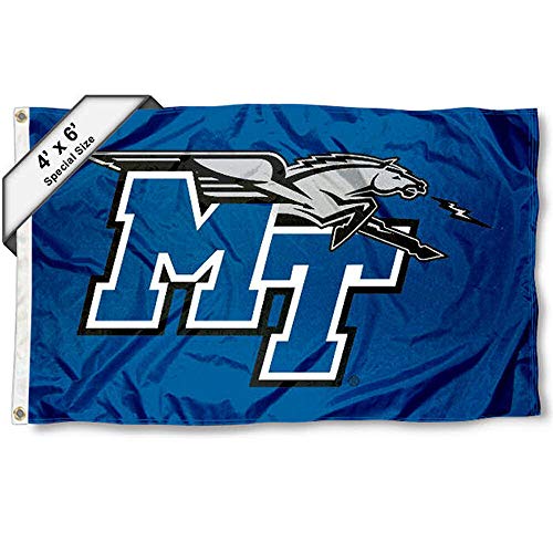 College Flags & Banners Co. MTSU Blue Raiders 4 ft x 6 ft Flag