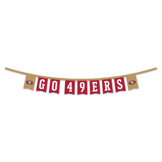 WinCraft San Francisco 49ers Banner String Pennant Flags